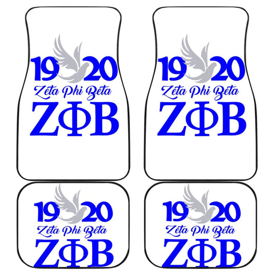 Zeta Phi Beta Custom Car Decoration Car Floor Mats 211601 - YourCarButBetter