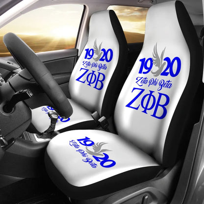 Zeta Phi Beta Custom Car Decoration Car Seat Covers 211601 - YourCarButBetter