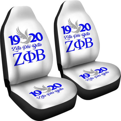 Zeta Phi Beta Custom Car Decoration Car Seat Covers 211601 - YourCarButBetter