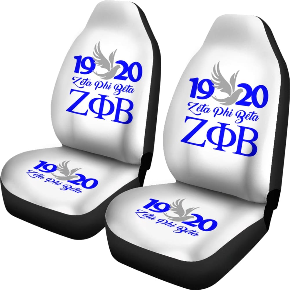 Zeta Phi Beta Custom Car Decoration Car Seat Covers 211601 - YourCarButBetter