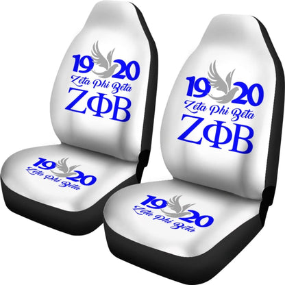 Zeta Phi Beta Custom Car Decoration Car Seat Covers 211601 - YourCarButBetter