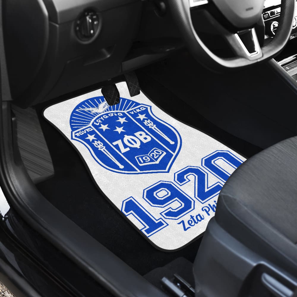 Zeta Phi Beta Custom Car Interior Decor Car Floor Mats 211601 - YourCarButBetter