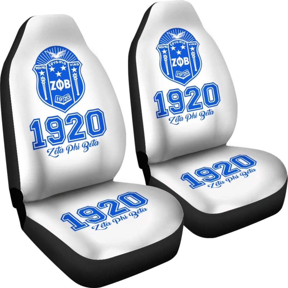 Zeta Phi Beta Custom Car Interior Decor Car Seat Covers 211601 - YourCarButBetter