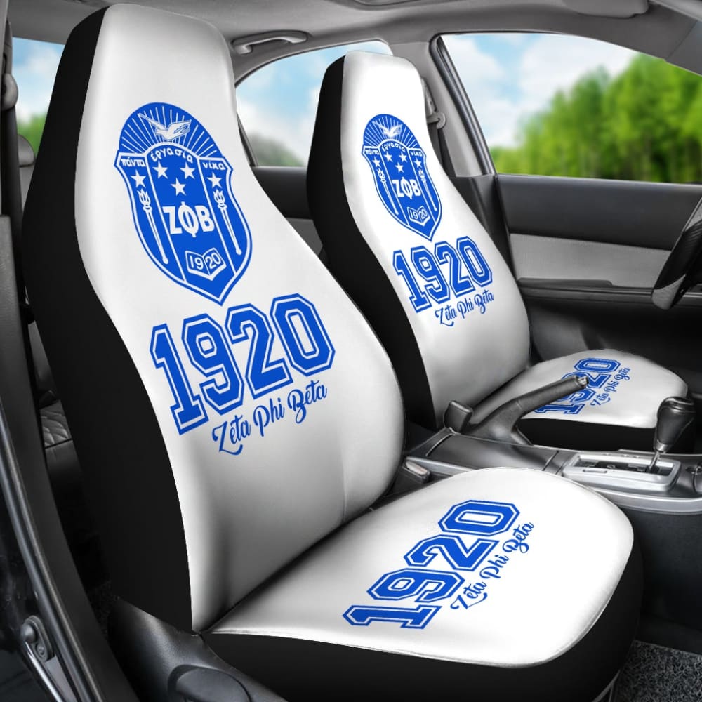 Zeta Phi Beta Custom Car Interior Decor Car Seat Covers 211601 - YourCarButBetter