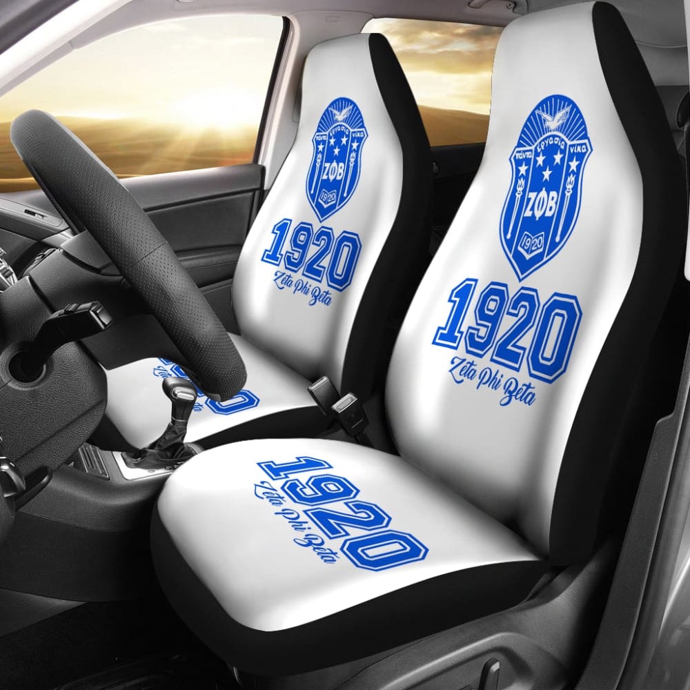Zeta Phi Beta Custom Car Interior Decor Car Seat Covers 211601 - YourCarButBetter