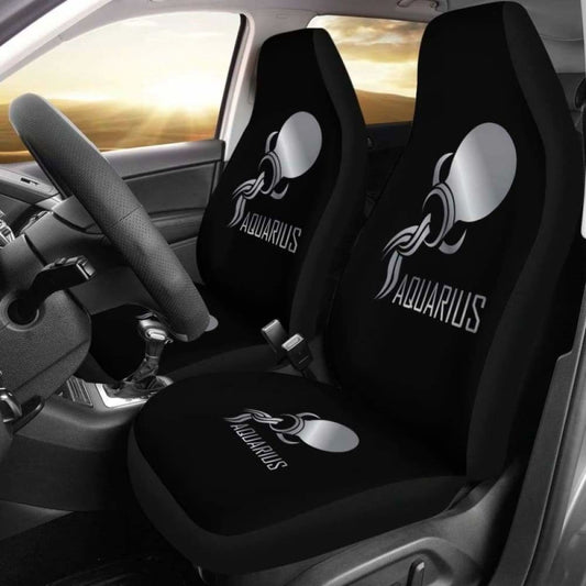 Zodiac Aquarius Chrome Seat Cover -01 161012