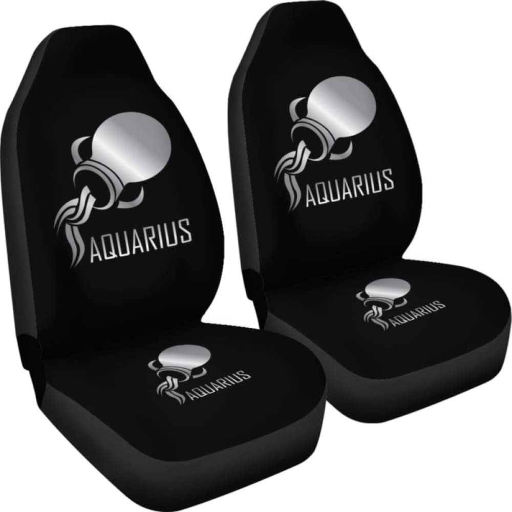 Zodiac Aquarius Chrome Seat Cover -01 161012