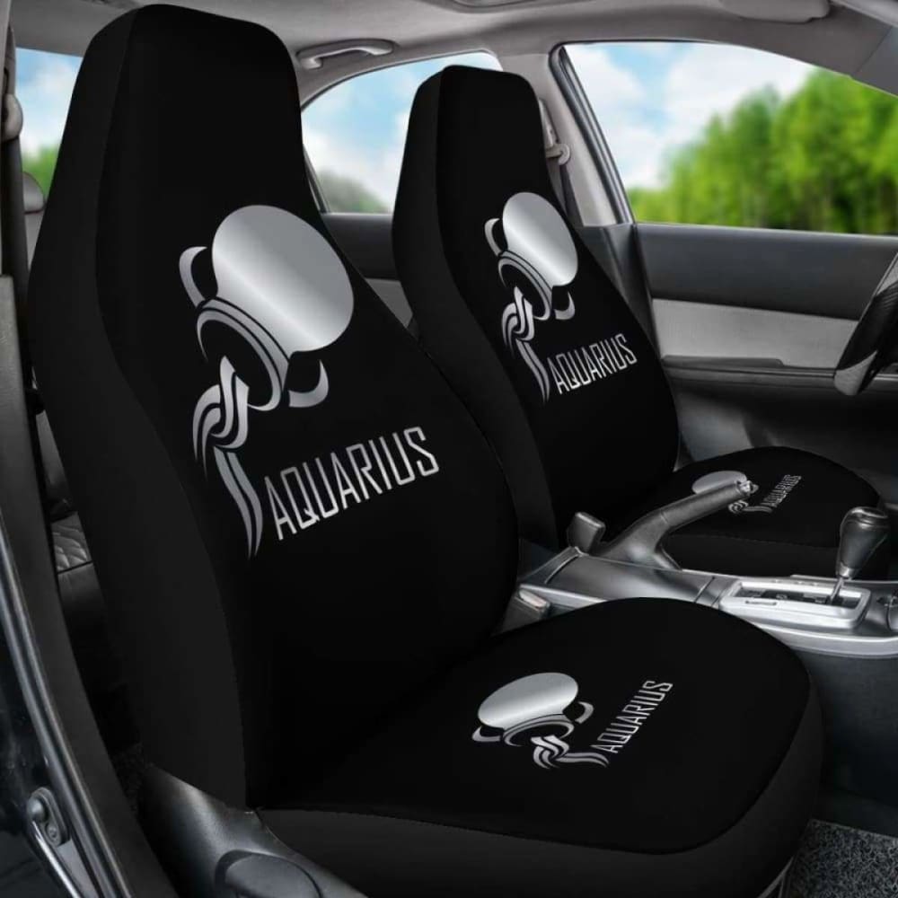 Zodiac Aquarius Chrome Seat Cover -01 161012