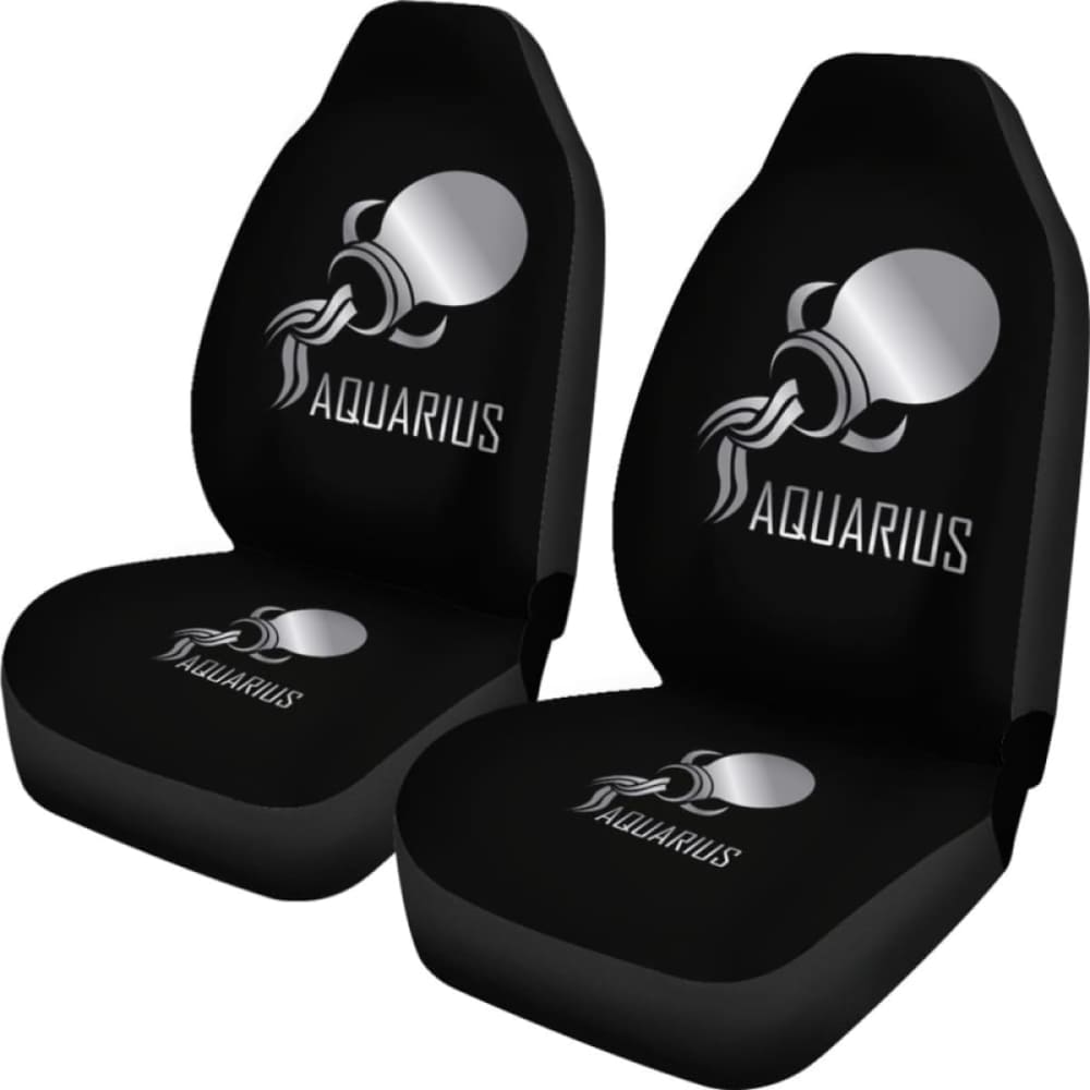 Zodiac Aquarius Chrome Seat Cover -01 161012
