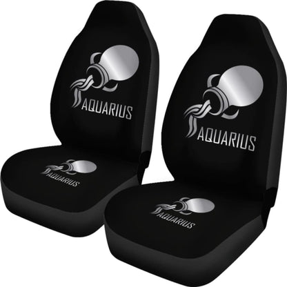 Zodiac Aquarius Chrome Seat Cover -01 161012