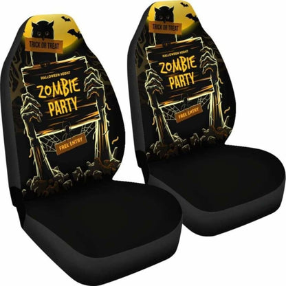 Zombie Party Halloween Car Seat Covers 102802 - YourCarButBetter