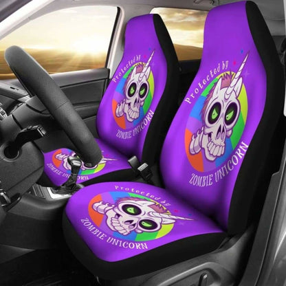 Zombie Unicorn Car Seat Covers 170817